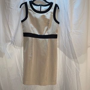 Megan Master Ivory and gold dress